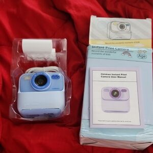 Children's Blue Instant Print Camera